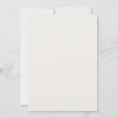 BLISS Minimal Save the Date Minimal Wedding Card (Rückseite)