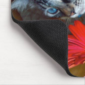 Bliss Mousepad Louie Katze die Blume (Ecke)