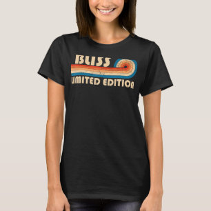 BLISS Nachname Retro Vintag 80er 90s Geburtstag Re T-Shirt