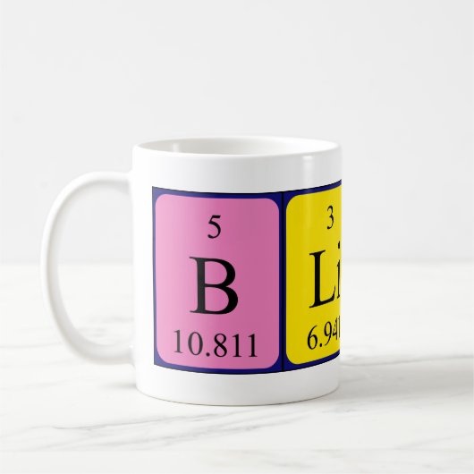 Bliss periodische Tasse (Links)