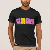 Bliss Periodisches Shirt des Tabellenwortes (Vorderseite)