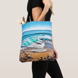 Bliss über den Strand: Blick auf den Ozean Tasche
