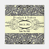 Bliss ~ Wedding Save the Date Announcement Magnet (Vorne)