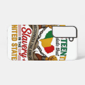 Blissboy Funny Juneteenth T-Shirt Novelty , junete Samsung Galaxy Hülle (Rückseite (Horizontal))