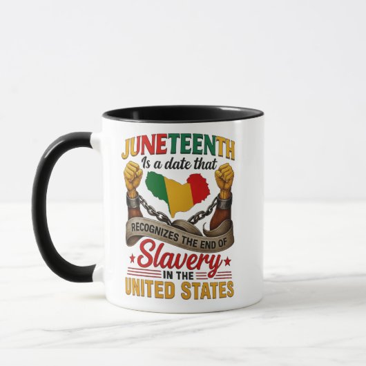 Blissboy Funny Juneteenth T-Shirt Novelty , junete Tasse (Links)