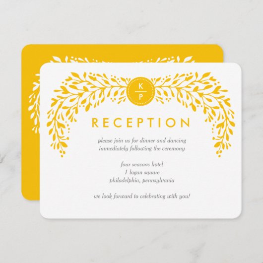 Blisses Laurel EDITABLE FARBenkarte Begleitkarte (Vorne/Hinten)