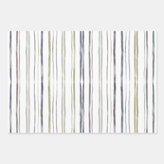 Blissful Blues Collection WRapping Paper Geschenkpapier Set (Vorderseite 2)