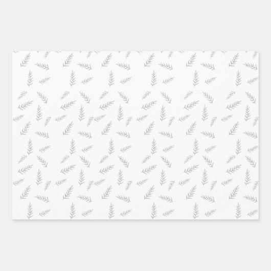 Blissful Blues Collection WRapping Paper Geschenkpapier Set (Vorderseite)