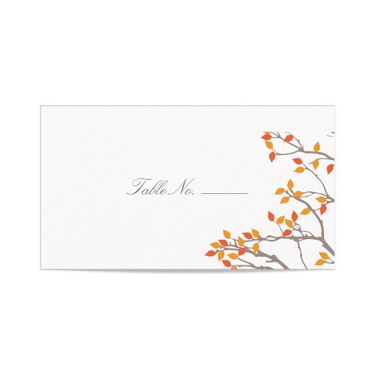 Blissful Branch Guest Table Escort Cards Platzkarte