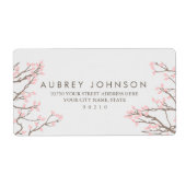 Blissful Branches adressieren Labels (Vorne)