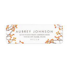 Blissful Branches adressieren Labels