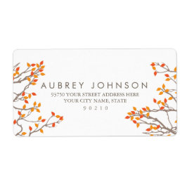 Blissful Branches adressieren Labels