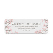 Blissful Branches adressieren Labels (Vorne)