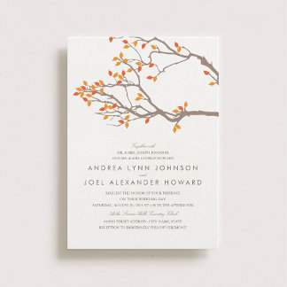 Blissful Branches Wedding Invitation Einladung