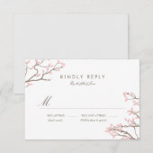 Blissful Branches Wedding RSVP (Vorne/Hinten)