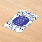 Blissful Chinoiserie Bridal Shower Invitation Acryleinladungen (Ablage )