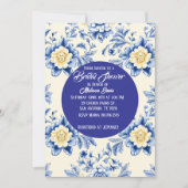 Blissful Chinoiserie Bridal Shower Invitation Einladung (Vorderseite)