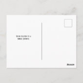 Blissful Chinoiserie Bridal Shower Invitation Postkarte (Rückseite)