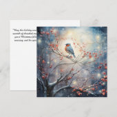 Blissful Christmas Harmonie Feiertagskarte (Vorne/Hinten)