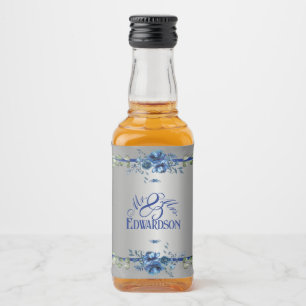 Blissful Elegant Alkoholflaschenetikett