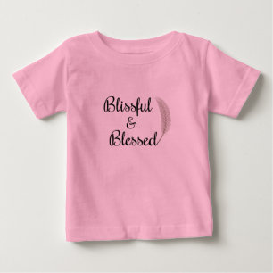 Blissful & gesegnet Engelfedern Baby Bodysuit T-shirt