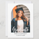 Blissful Graduation Invitation Card (Vorderseite)