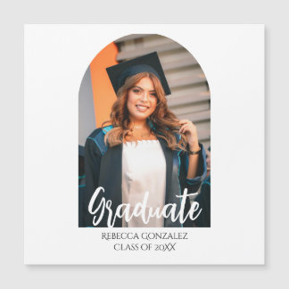 Blissful Graduation Invitation Card Magnetkarte