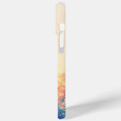 Blissful Hippo in a Dreamy Meadow Case-Mate iPhone Hülle (Rückseite / Links)