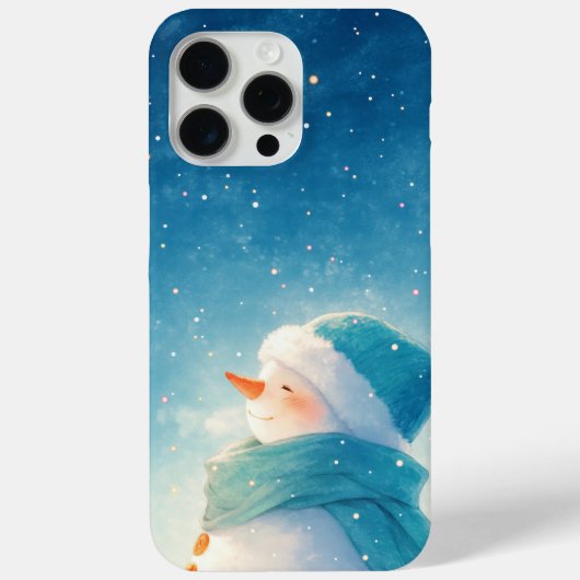 Blissful Snowman Case-Mate iPhone Hülle (Rückseite)