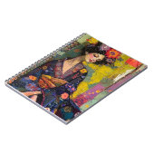 Blissful Women in Kimono Notizblock (Linke Seite)