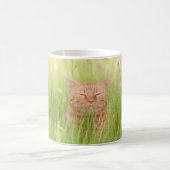 Blissfully glückliche Katze Kaffeetasse (Mittel)