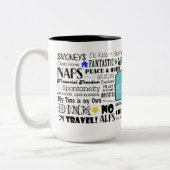 Blissville Childfree Tasse (2-Toned) (Links)