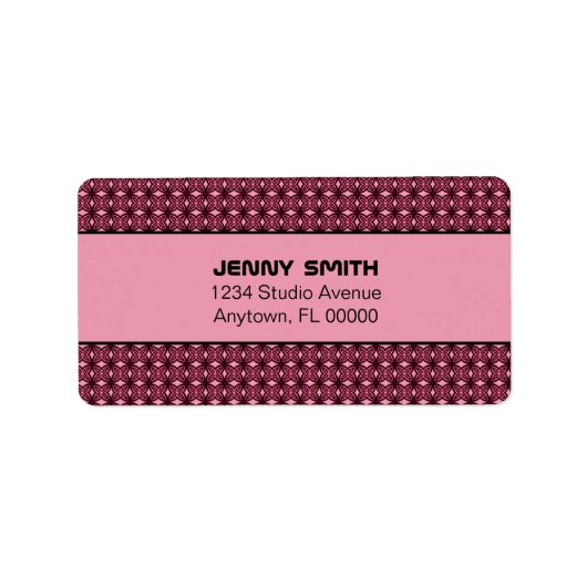 Blissvoll Chic Address Labels Adressaufkleber (Vorne)