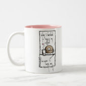 Blissvoll Kaffee Zweifarbige Tasse (Links)