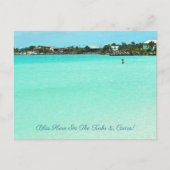 BLISTEN IN DEN TURKS & CAICOS POSTKARTE (Vorderseite)