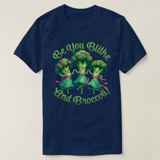 Blithe und Broccoli T-Shirt (Design vorne)