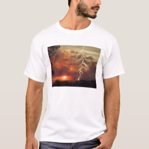 Blitz am Sonnenuntergang T-Shirt