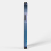 Blitz auf Wasser Monogramm iPhone Hülle (Rechte Seite)