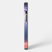 Blitz auf Wasser Monogramm iPhone Hülle (Linke Seite)