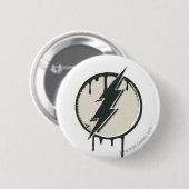 Blitz Bolzen Farbe Grunge Button (Vorne & Hinten)