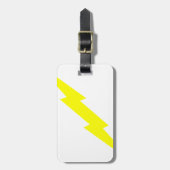 Blitz-Bolzen Gepäckanhänger (Vorderseite vertikal)