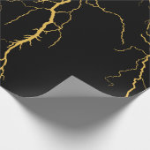 Blitz-Bolzen Geschenkpapier (Ecke)