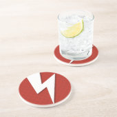 Blitz, Bolzen Getränkeuntersetzer (Seite)