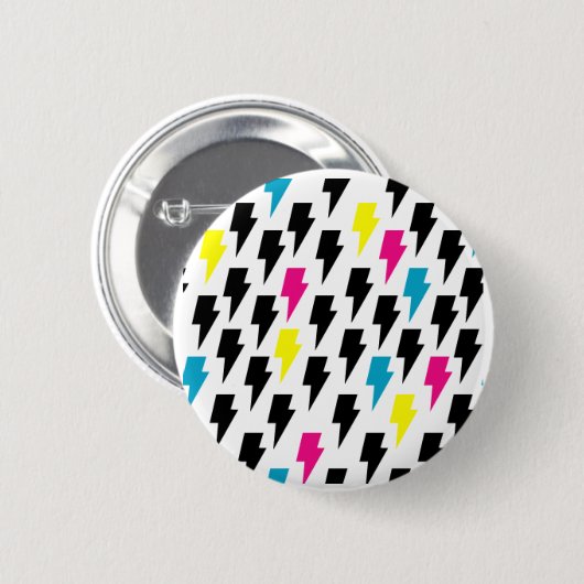 Blitz-Bolzen-Knopf Button (Vorne & Hinten)