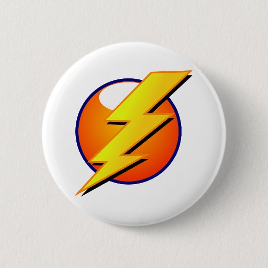 Blitz-Bolzen-Knopf Button (Vorderseite)