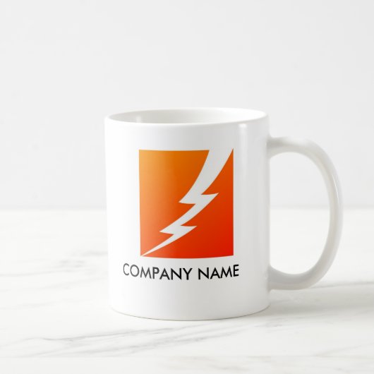 Blitz-Bolzen-kundengerechte Tasse (Rechts)
