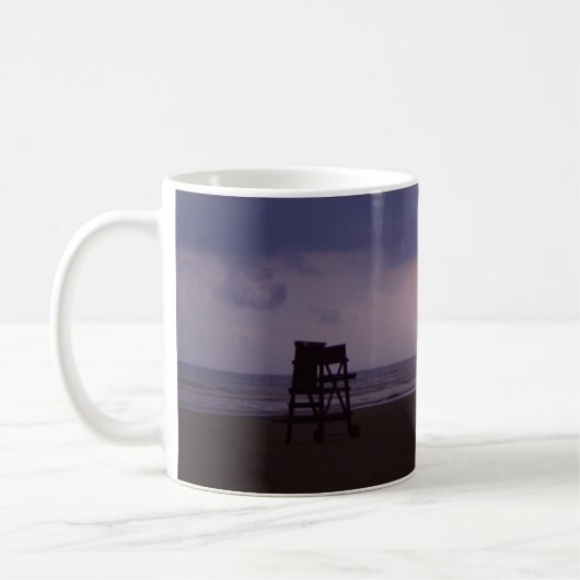 Blitz-Bolzen-Streik-Ozean-Daytona Beach Kaffeetasse (Links)