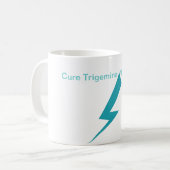 Blitz-Bolzen-Tasse Kaffeetasse (Vorderseite Links)