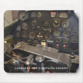 Blitz-Cockpit Lockheeds P38 Mousepad (Vorne)
