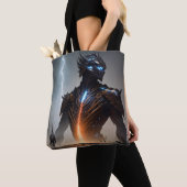 Blitz-Cyborg-Krieger Tasche (Von Nahem)